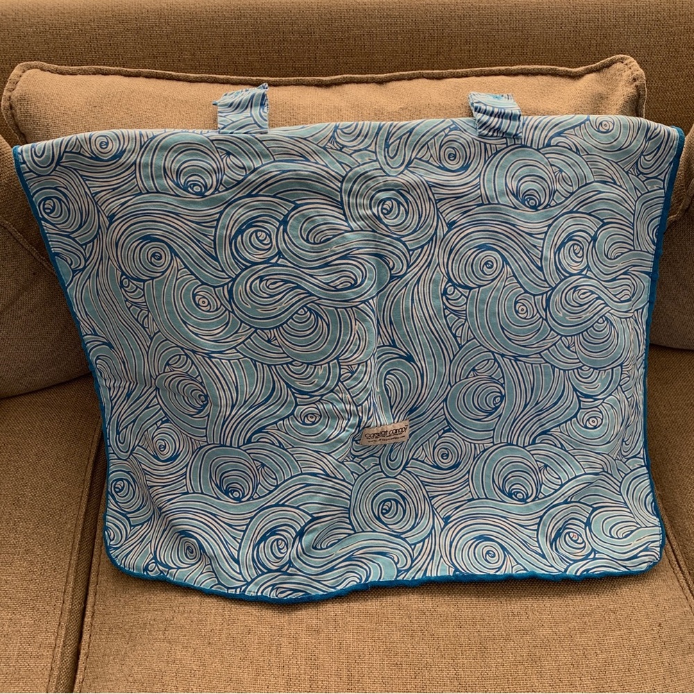 Carseat Canopy Baby Infant Boy Blanket Minky Dot Fleece Car Seat Cover Winter